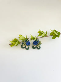 Succulent Bouquet Dangle Earrings (Preorder)