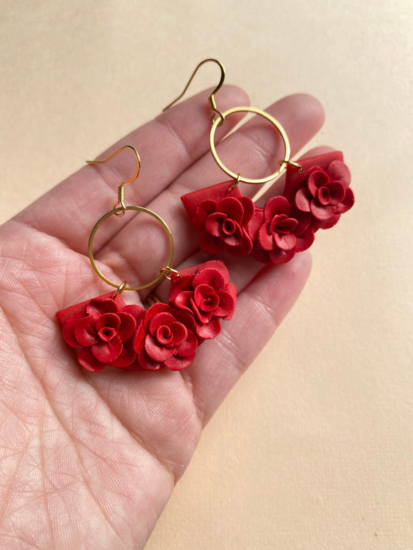 Rose Earrings