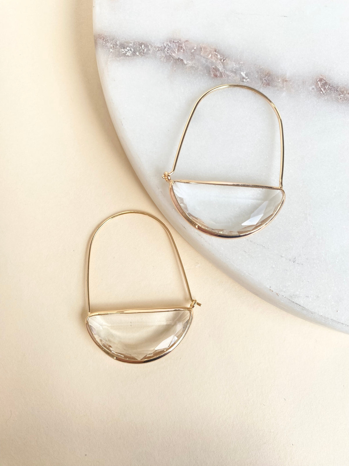 Crystal Hoops