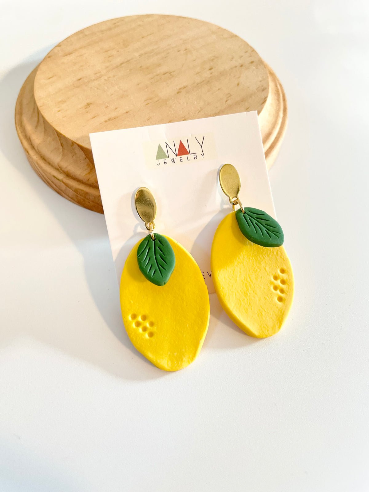 Lemon Statement Earring