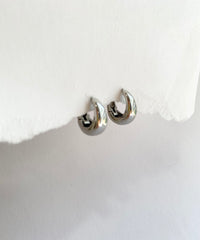 Small Chunky Gold & Silver Hoops