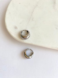 Small Chunky Gold & Silver Hoops