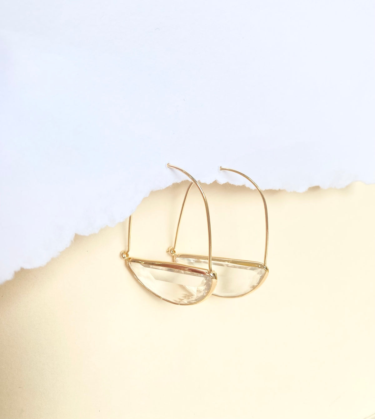 Crystal Hoops