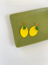 Lemon Statement Earring