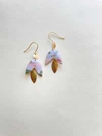 Multicolor Mixed Marble Small Dangles